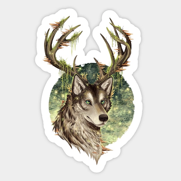 Day Forest Guardian Sticker by KanizoArt